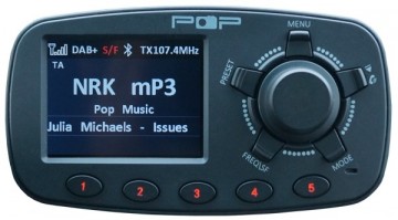 POPyourCAR 3.0 - trafikksikker dab-adapter til bil, premium radio